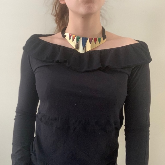 Vintage Alton Lewis Artsy Choker 🖼 - Picture 2 of 5